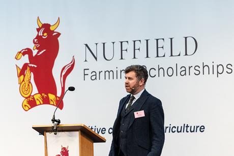 John Gray presented the findings of his report at the 2024 Nuffield Farming Conference in Belfast