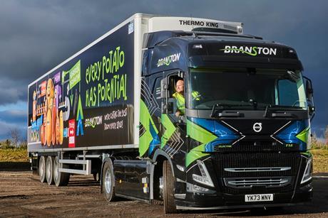 Branston is trialling electric lorries in its fleet