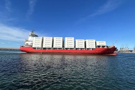 DP World first Atlas service leaves Agadir for UK and Europe November 2025