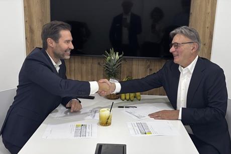 Frank Burkhardt Fyffes (left) and Guy Lesvenan Miles Import