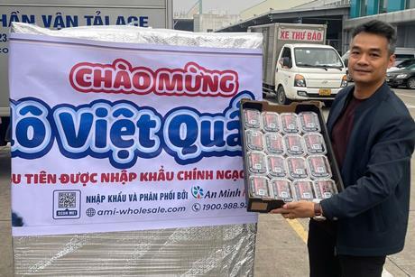 The first Australian-grown Echo blueberries arrive in Vietnam