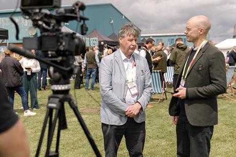 Martin Emmett was interviewed by Fred Searle at FPJ's flagship event on 10 June