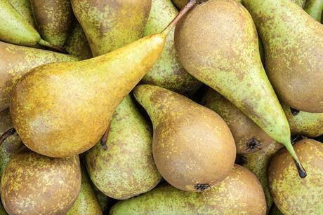 Pears closeup