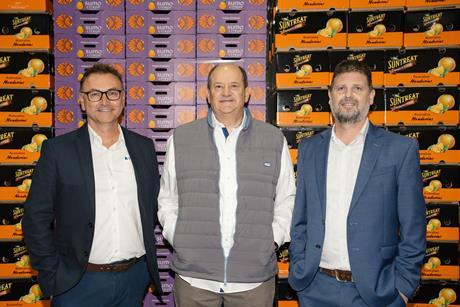 Legacy Packing Paul Slupecki (Tomra), Scott Owens (AC Foods), Brett Jackson (AC Foods Aus)