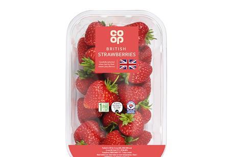 Co-op's British strawberries