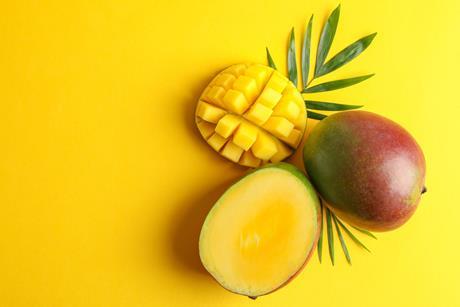 Aufgeschnittene Mango