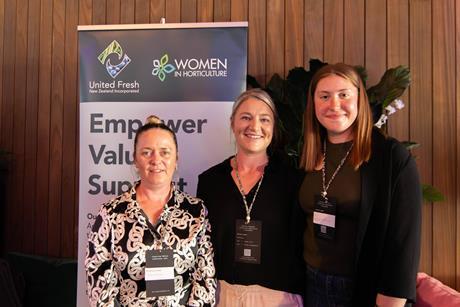 Whitney Conder, WiH Comms Group member (centre)