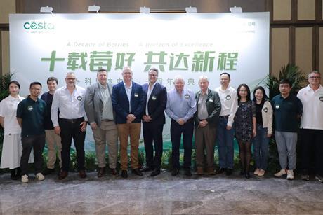 Costa Group China celebrates ten years in Yunann