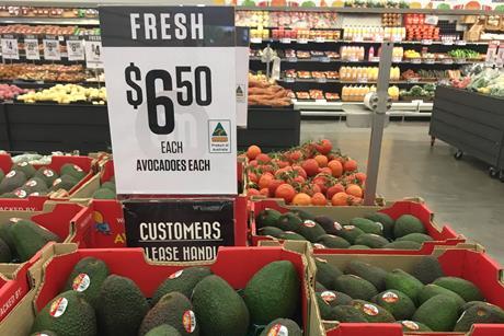 Australian Hass avocados