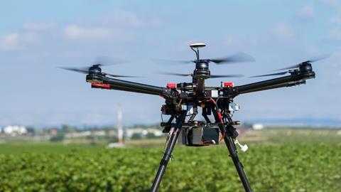 Drone im Feld
