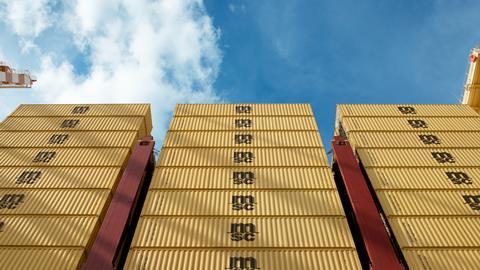 Container MSC Mediterranean Shipphing Company