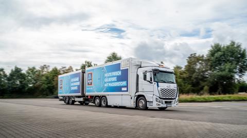 Aldi Süd Wasserstoff-Lkw