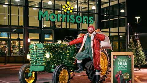 Morrisons is giving away free carrots for Rudolph