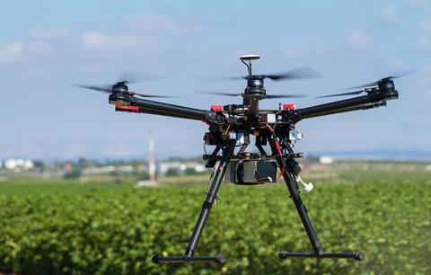 Drone im Feld