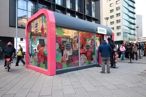 Melinda pop-up store at Milan Fashion Week 2026