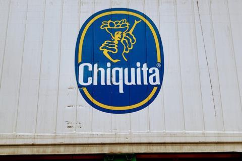GB Chiquita logo shipping container