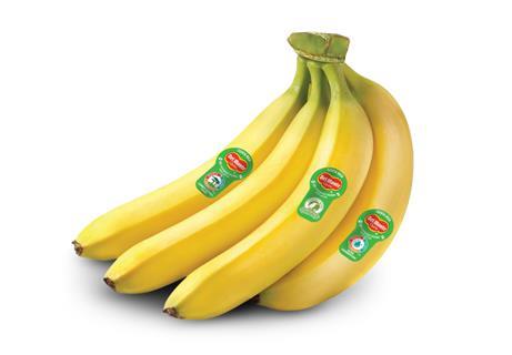 US Del Monte bananas compostable stickers labels