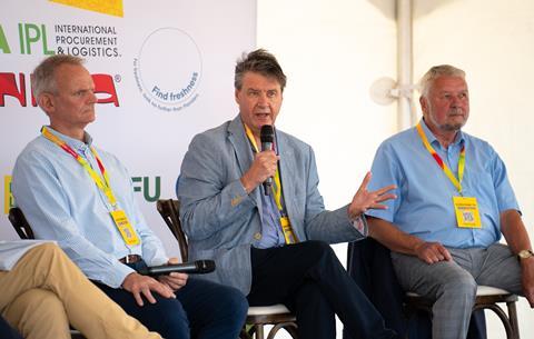 Martin Emmett (centre) and Nick Marston (right) return to the stage at Festival of Fresh 2024