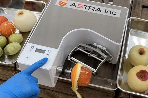 Astra’s KA-700H is designed to peel more than 20 kinds of fruits