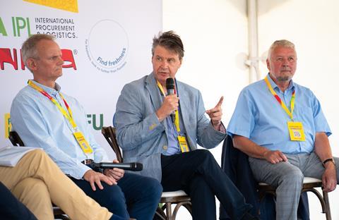 Martin Emmett (centre) and Nick Marston (left) are on the industry leaders panel again