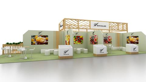The New Zealand pavilion at Asia Fruit Logistica