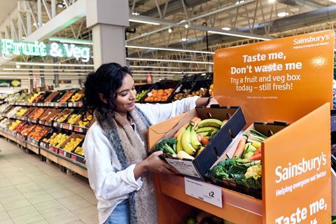 Sainsbury's launches 'Taste Me, Don't Waste Me' boxes