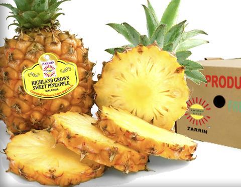 Zarrin pineapples