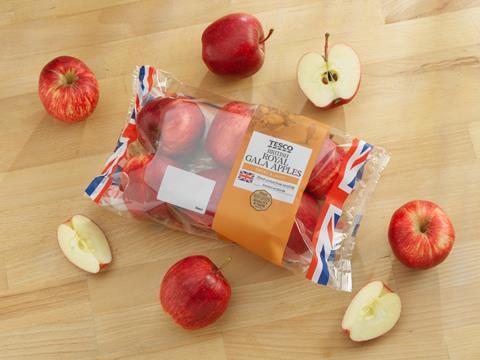 Tesco bought over 29,000 tonnes of British apples between September 2025 and May 2026