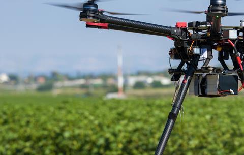 Drone im Feld