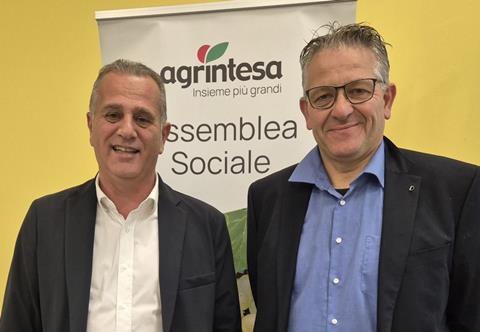Cristian Moretti and Aristide Castellari of Agrintesa