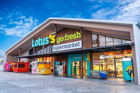 Lotus's Go Fresh supermarket in Nuanchan,Thailand