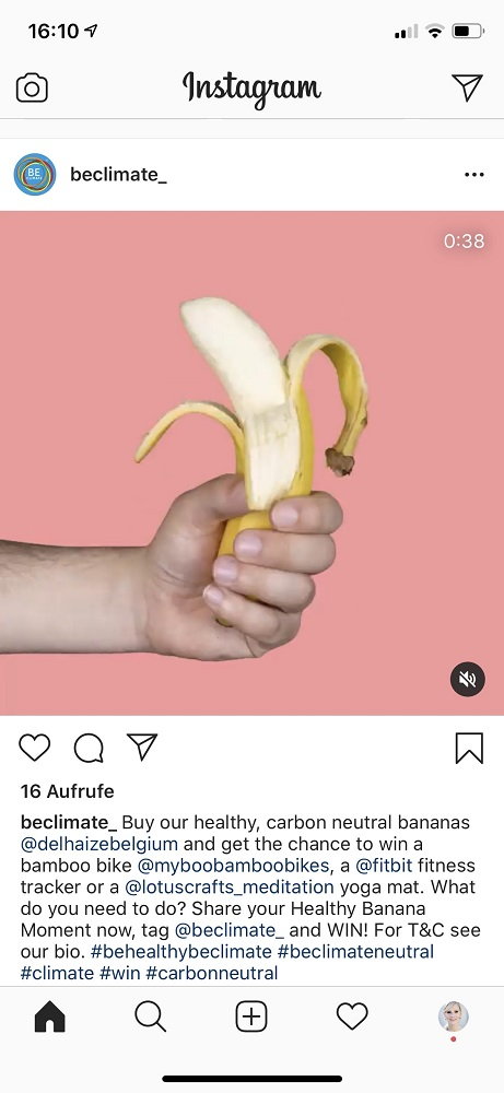 BE CLIMATE ruft zum „Healthy Banana Contest“ auf