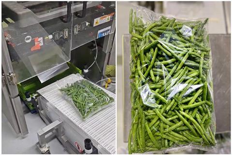 StePacPPC Xflow flow-pack Green Beans - Credit Image to Miguel Ibarra