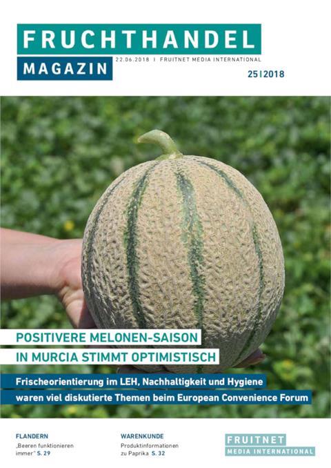 Diese Woche im Fruchthandel Magazin:Das European Convenience Forum, die DFHV / Freshfel-Jahrestagung, Melonen aus Murcia und der Markt in Flandern