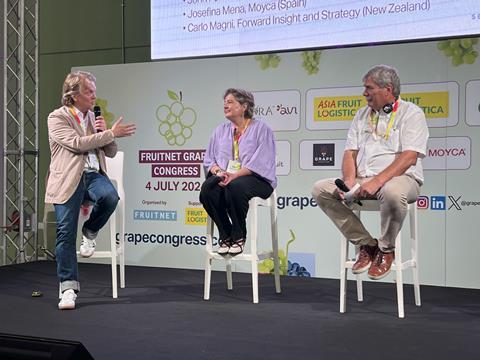 Josefina Mena Moyca John Pandol Pandol Bros Chris White Fruitnet Grape Congress