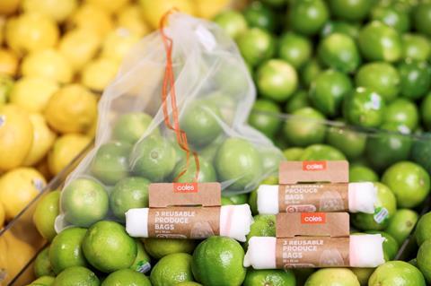 Coles Reusable produce bags