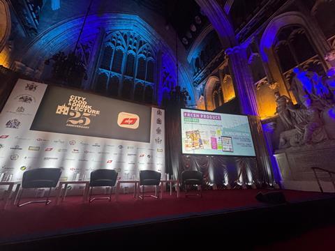 It was the 25th annual City Food & Drink Lecture