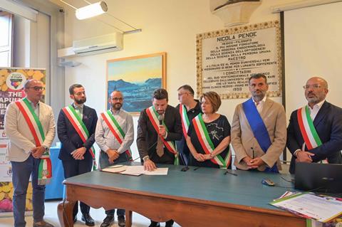 Regina di Puglia 2023 - Vertragsunterzeichnung