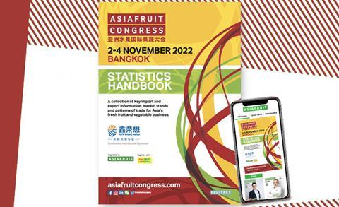 Asiafruit Congress Statistics Handbook 2022 launched at Asia Fruit Logistica in Bangkok