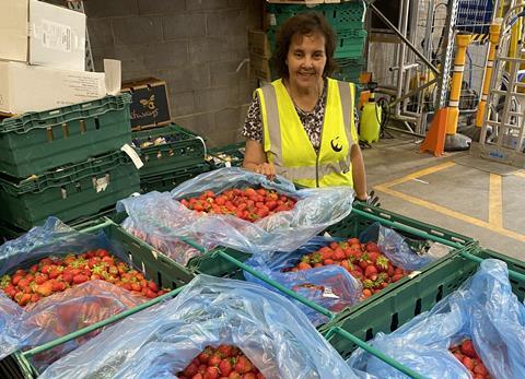 The change has allowed FareShare to redistribute significant volumes of berries