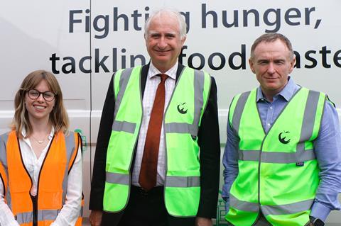 Minister Zeichner was joined by FareShare CEO George Wright, and South West CEO Lucy Bearn