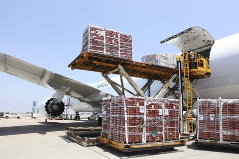 Cathay Cargo fresh produce airfreight shipment