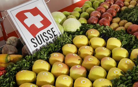 Obst und Gemuese aus der Schweiz