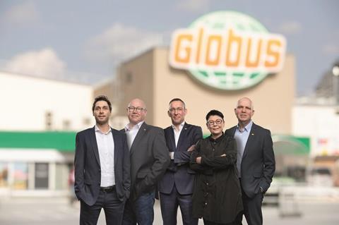 (v.l.n.r.) Matthias Bruch, Norbert Schillo, Jochen Baab, Petra Schäfer und Uwe Wamser Foto: Globus SB-Warenhaus