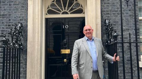FPC CEO Nigel Jenney outside 10 Downing Street
