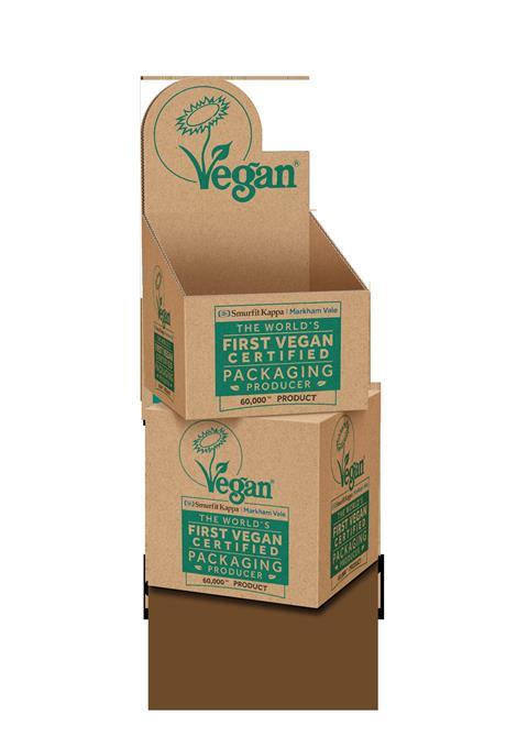 Smurfit Kappa packaging becomes vegan certified