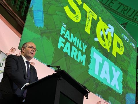 The NFU has campaigned tirelessly against the family farm tax