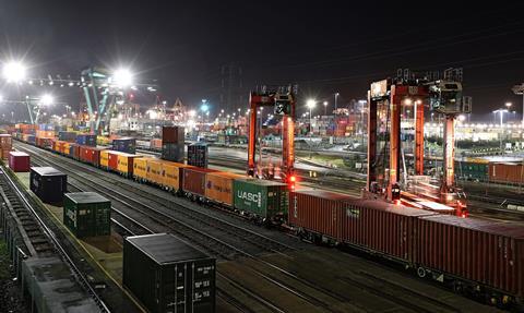 DP World is encouraging freight owners in Southampton to transport their goods via rail instead of using trucks