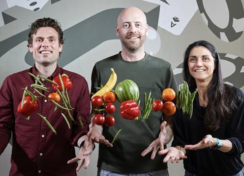 Merqato founders Jan-Willem Snoeker, left, Thomas Beelaerts and Claire Bénard