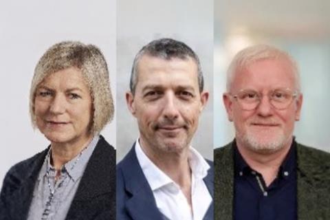 Dame Sara Thornton, Giles Bolton and Leon Reed (left to right) will be in attendance